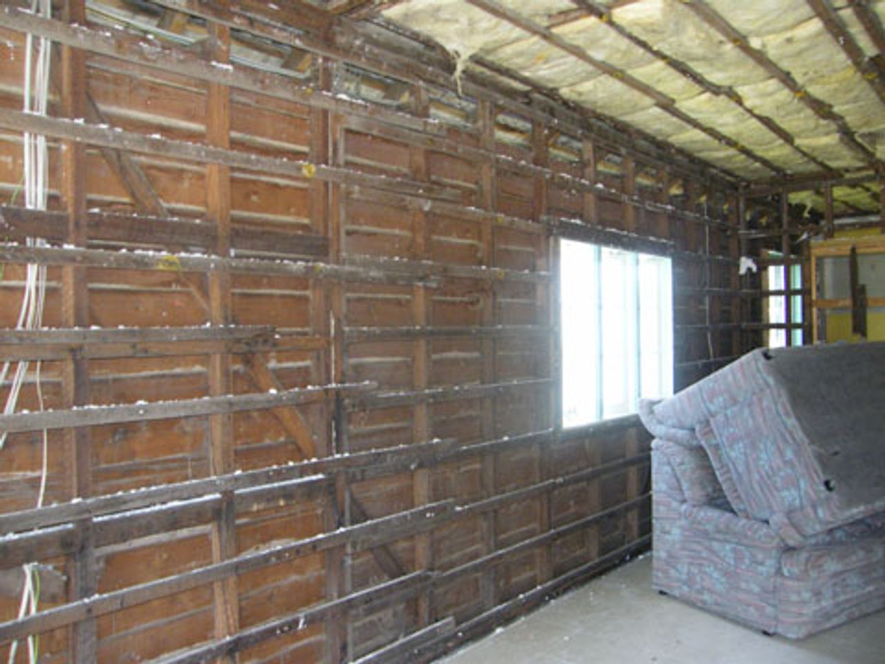 Damaged Archerfield home Damaged Archerfield home