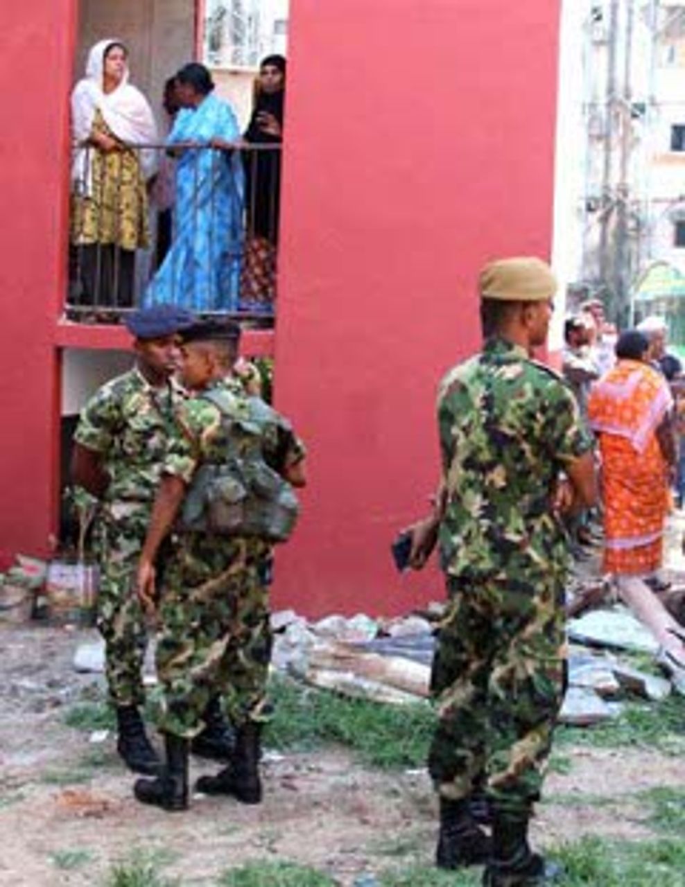 Riot squad on standby Riot squad on standby